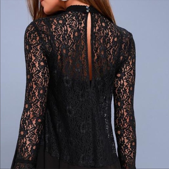 Free People Lace Tunic Mini Dress - Picture 3 of 6